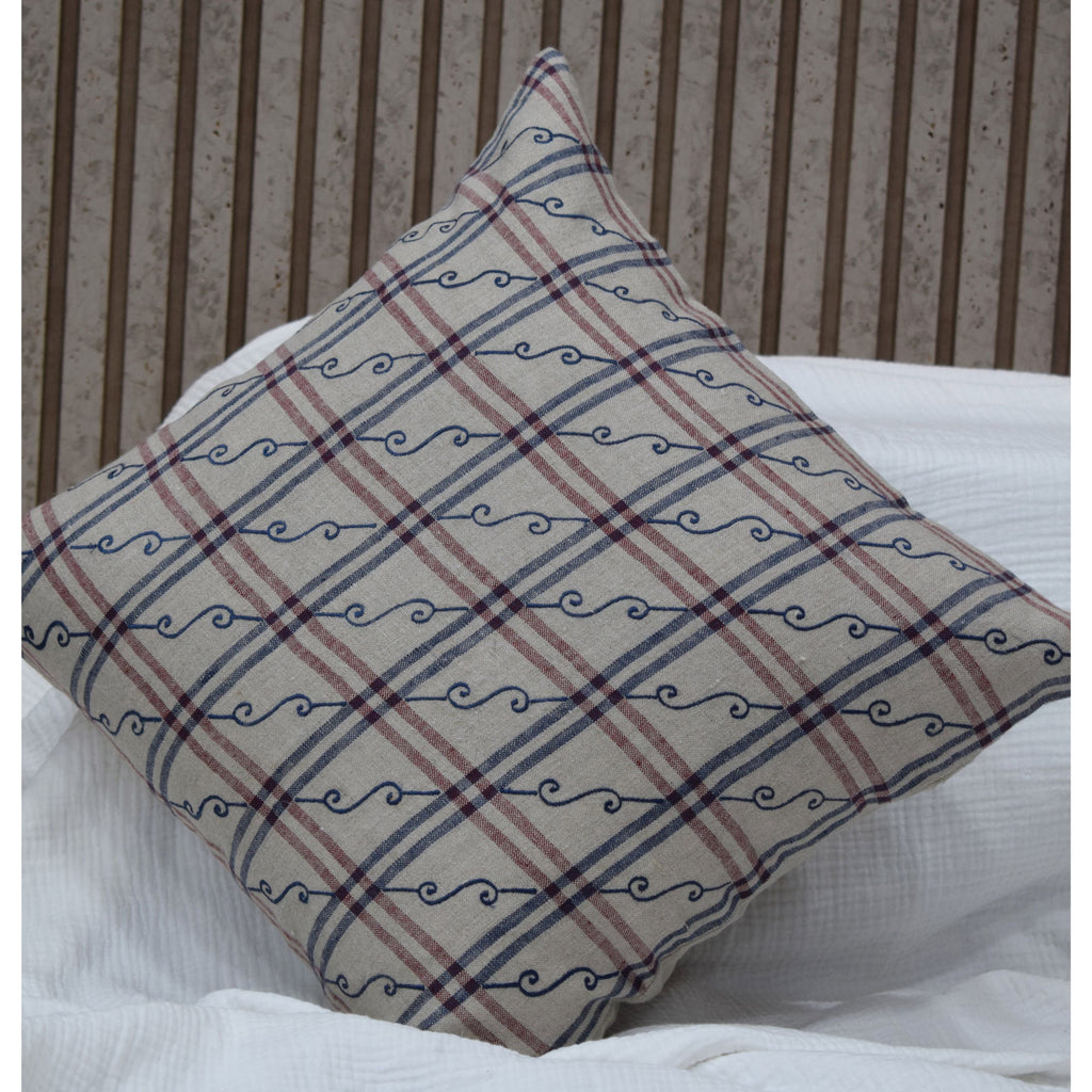 Embroidery Linen Cushion Cover - Luxury Home Decor Pillow Case - photo 4