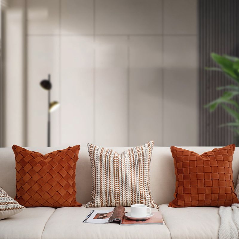 Velvet Cushion Covers for Living Room Sofa Decor Pillow Set Online - photo 3