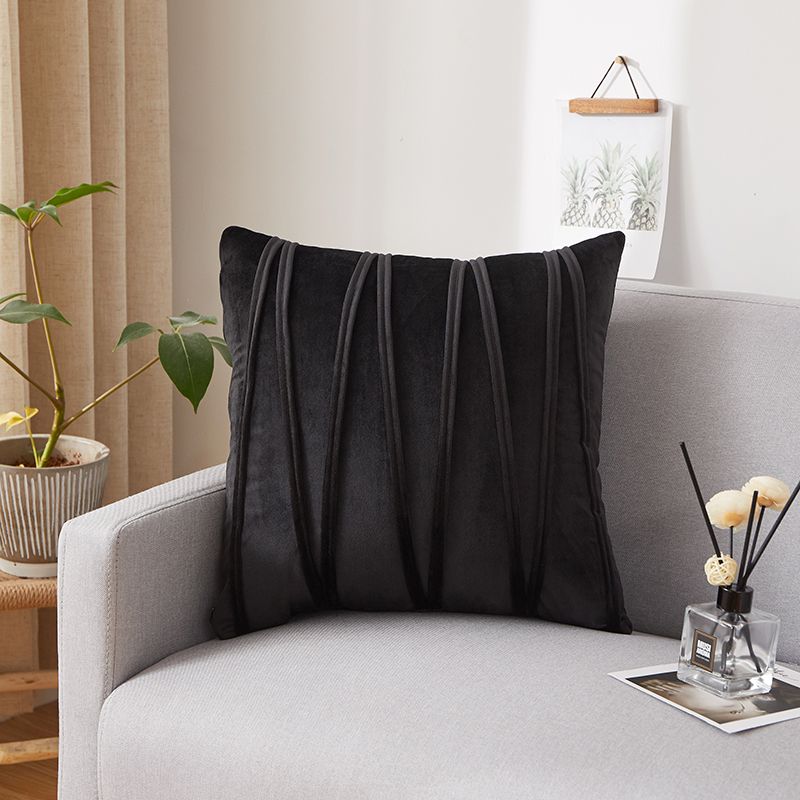 Velvet Cushion Cover 45x45 cm Luxury Sofa Throw Pillow Case Set - photo 3