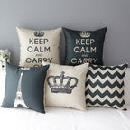 Custom Embroidered Cushion Cover - Personalised Linen Style Pick - photo 3