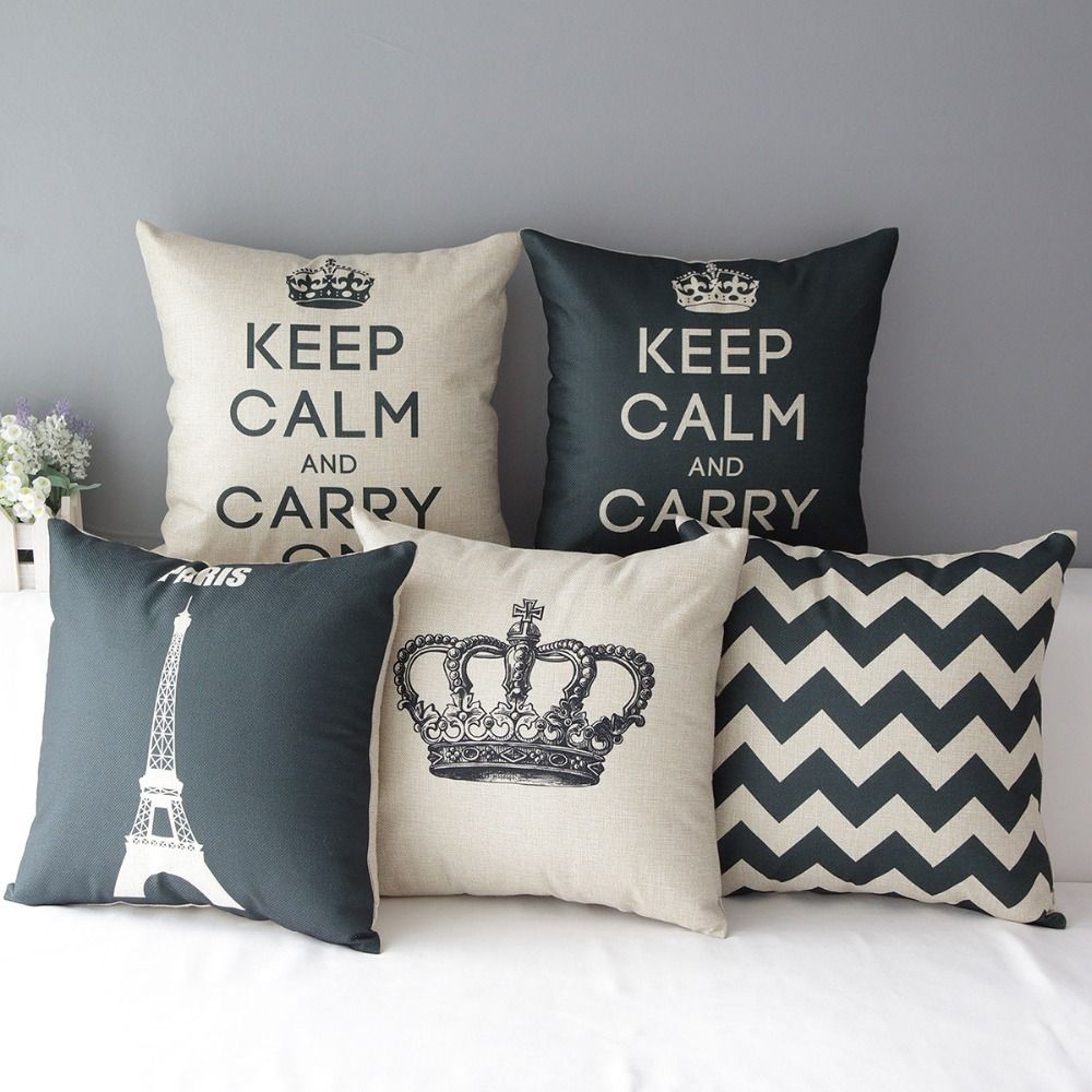 Custom Embroidered Cushion Cover - Personalised Linen Style Pick - photo 3
