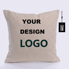 Custom Embroidered Cushion Cover - Personalised Linen Style Pick - photo 4