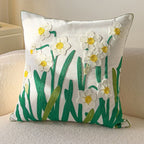 Butterfly Embroidered Cushion Cover - Decorative Throw Pillow Case - photo 2