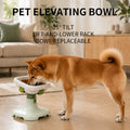 Elevated Pet Bowl with Adjustable 8-Level Stand for Easy Feeding - photo 1
