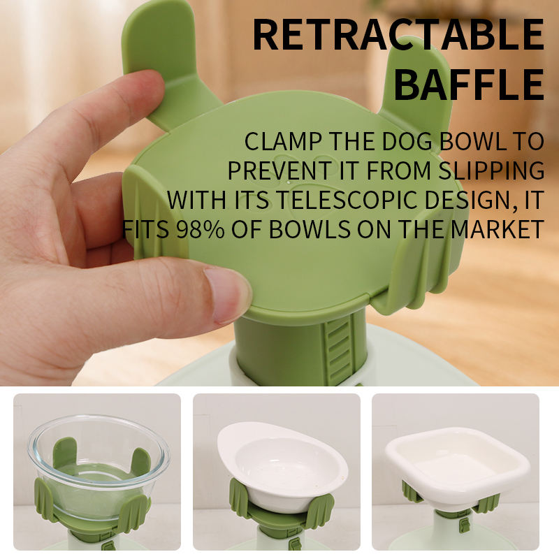 Elevated Pet Bowl with Adjustable 8-Level Stand for Easy Feeding - photo 4
