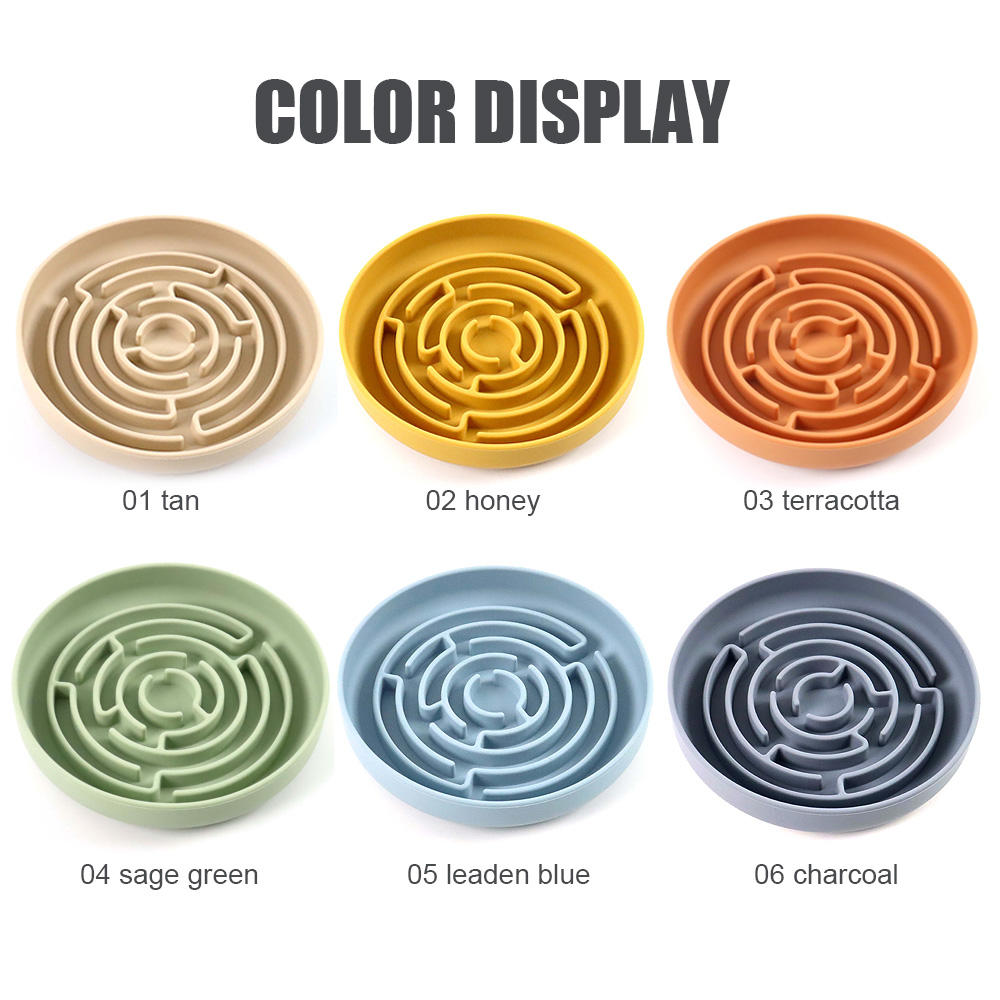 Slow Feeder Dog Bowl - Maze Puzzle Design for Healthy Eating - photo 4