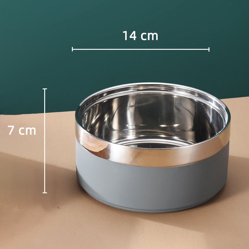 Personalized Name Stainless Steel Pet Bowl - Dog & Cat Feeder - photo 2
