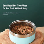 Personalized Name Stainless Steel Pet Bowl - Dog & Cat Feeder - photo 4