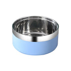 Double Stainless Steel Dog Bowl Non-Slip Large Capacity Pet Feeder - photo 4