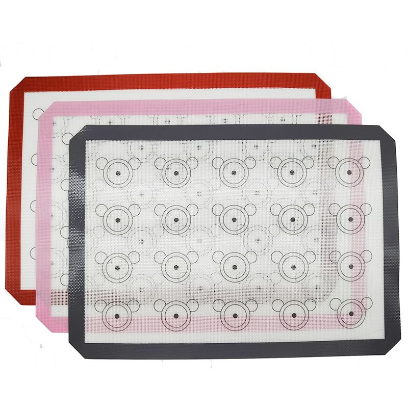 Square Silicone Macaroon Baking Mat - Non-Stick Reusable Tray Liner - photo 1