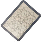 Square Silicone Macaroon Baking Mat - Non-Stick Reusable Tray Liner - photo 2