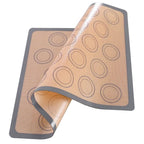 Square Silicone Macaroon Baking Mat - Non-Stick Reusable Tray Liner - photo 3