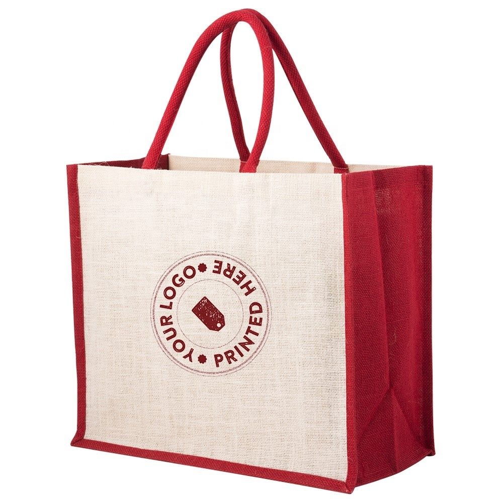 Jute Tote Bag – Reusable Eco-Friendly Shopping Bag for Everyday Use - photo 4