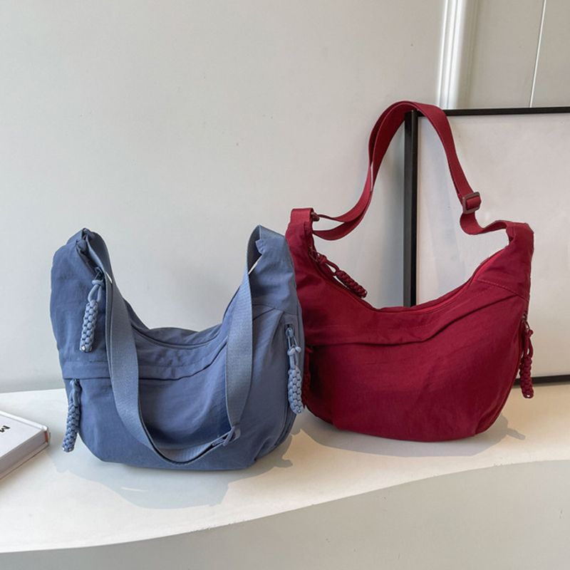 Nylon Crossbody Bag for Women - Multi Pocket Shoulder Sling Bag - photo 2