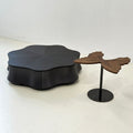 Wooden Side Table Handcrafted Solid Wood Coffee Table for Living Room - photo 1