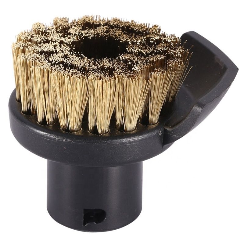 Copper Brush Steamer Scraper Attachment for Steam Cleaner Tools - photo 1