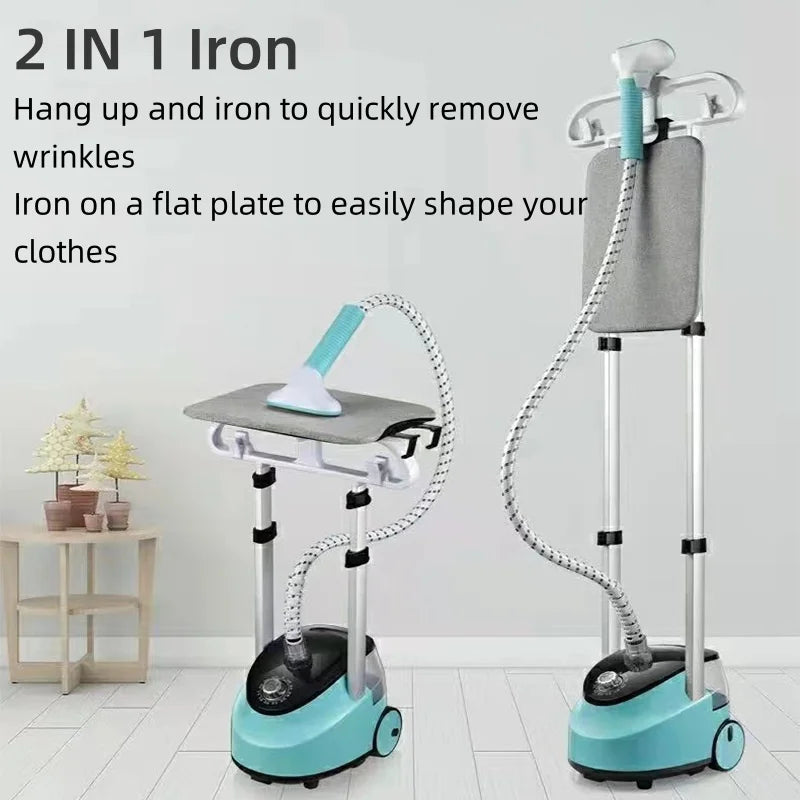 Standing Garment Steamer Vertical Fabric Steam Iron for Home Use - photo 2