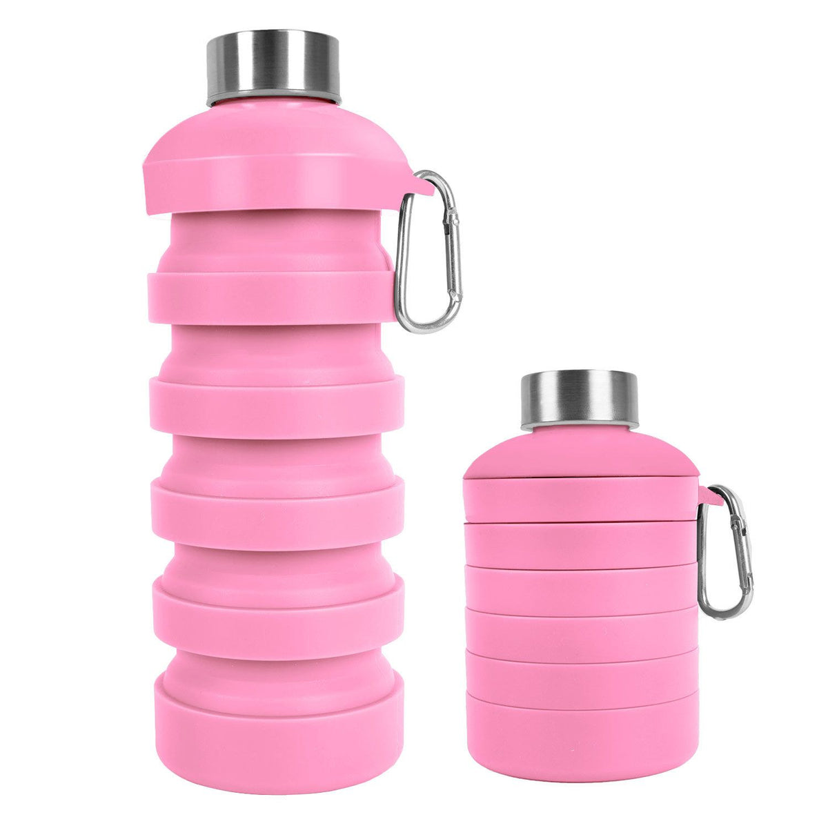 Collapsible Travel Bottle - Large Capacity Silicone Water Bottle - photo 1