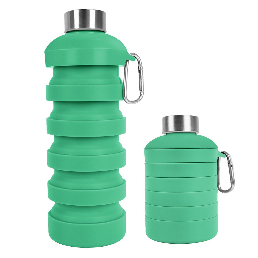 Collapsible Travel Bottle - Large Capacity Silicone Water Bottle - photo 3
