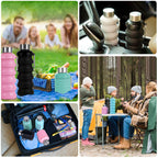 Collapsible Travel Bottle - Large Capacity Silicone Water Bottle - photo 4