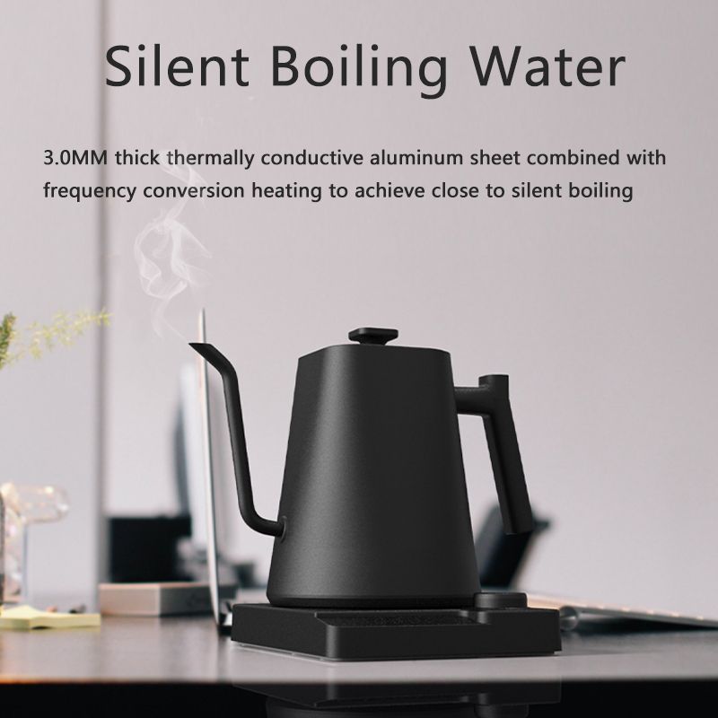 Electric Gooseneck Coffee Kettle Stainless Steel Pour Over Teapot - photo 3