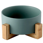 Elevated Ceramic Pet Bowl with Raised Stand for Cats and Dogs Feeder - photo 4