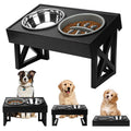 Elevated Dog Bowl Adjustable Height Raised Pet Feeder Stand for Cats - photo 1