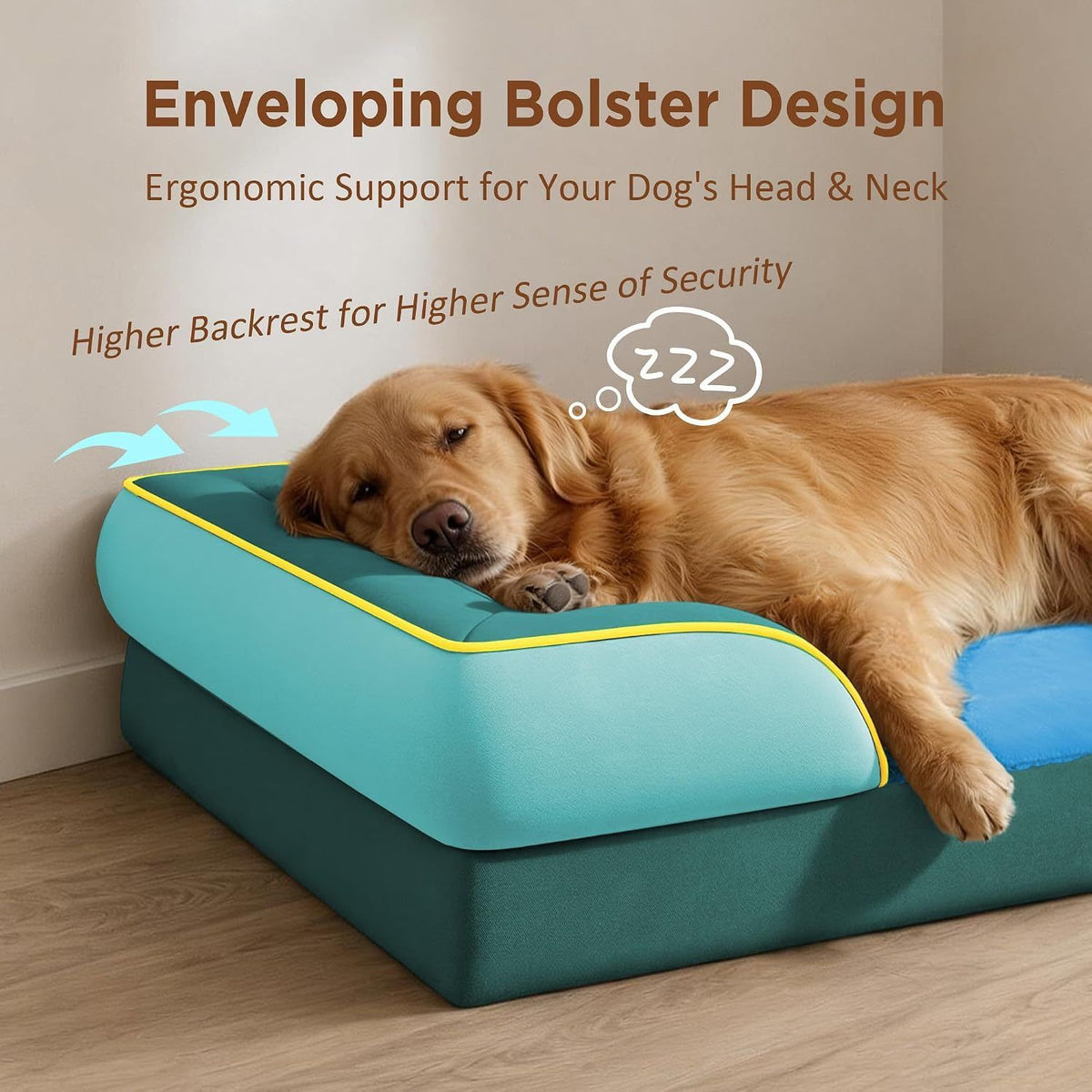 Orthopedic Pet Bed Soft Crystal Velvet Egg Crate Foam Sofa for Dogs - photo 3