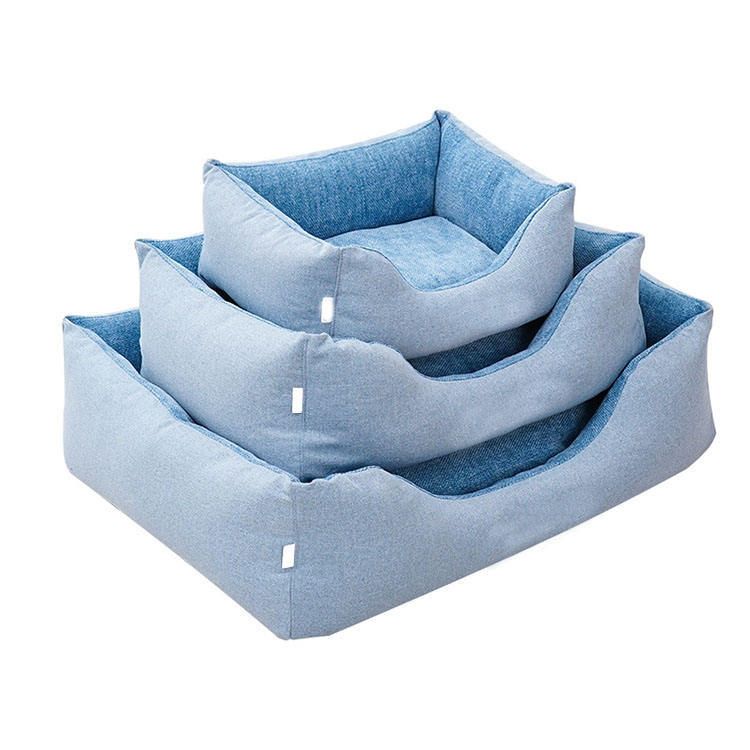 Rectangle Pet Sofa Bed - Soft Bolster Dog Bed for Cats & Dogs - photo 1