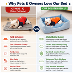 Rectangle Pet Sofa Bed - Soft Bolster Dog Bed for Cats & Dogs - photo 4