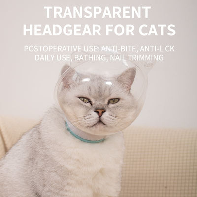 Cat Anti-Bite Collar Adjustable Soft Cone Alternative for Cats - photo 1
