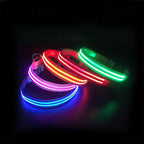 LED Dog Collar Waterproof USB Rechargeable Night Safety Light - photo 2