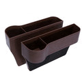 Car Seat Gap Filler with Cup Holder Storage Bag for Front Seats - photo 1