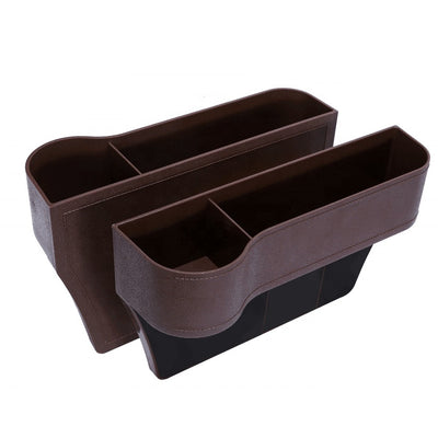 Car Seat Gap Filler with Cup Holder Storage Bag for Front Seats - photo 1