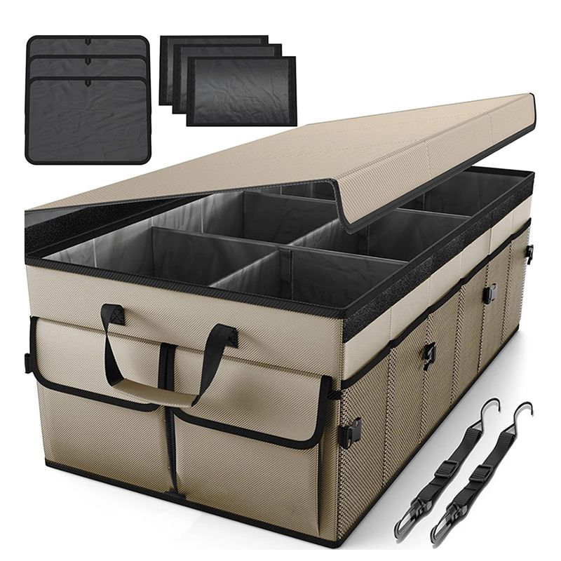 Car Trunk Organizer Foldable Storage Box for Car Boot Accessories - photo 1