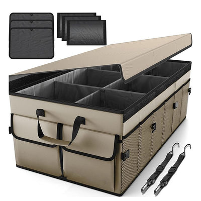 Car Trunk Organizer Foldable Storage Box for Car Boot Accessories - photo 1