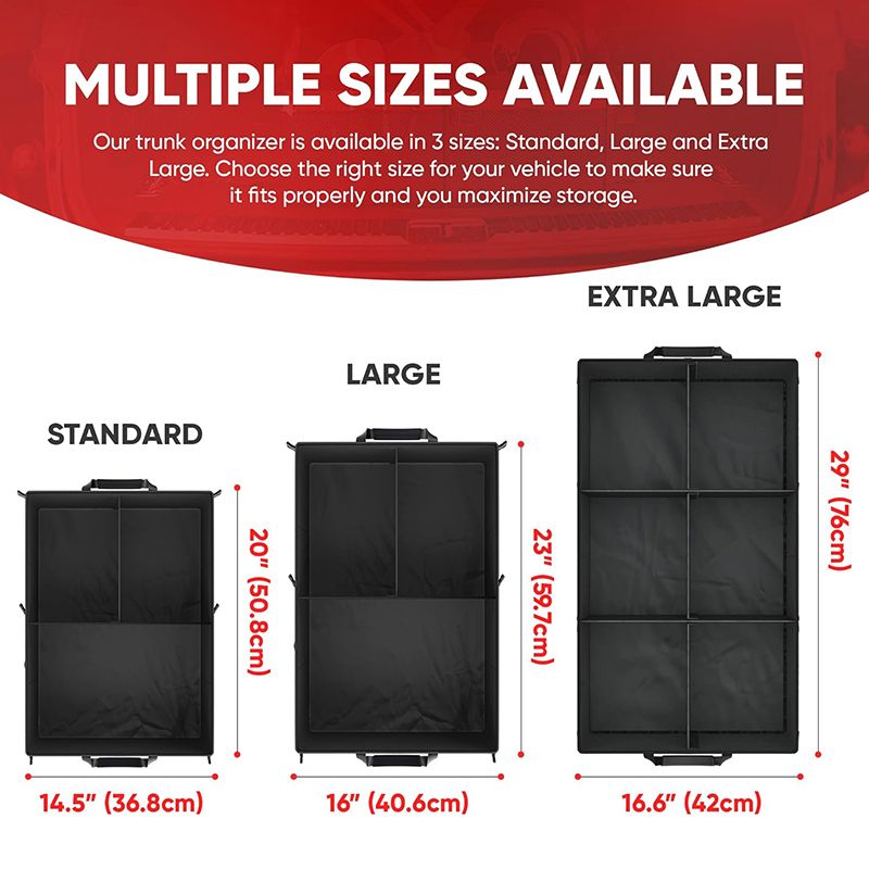 Car Trunk Organizer Foldable Storage Box for Car Boot Accessories - photo 3