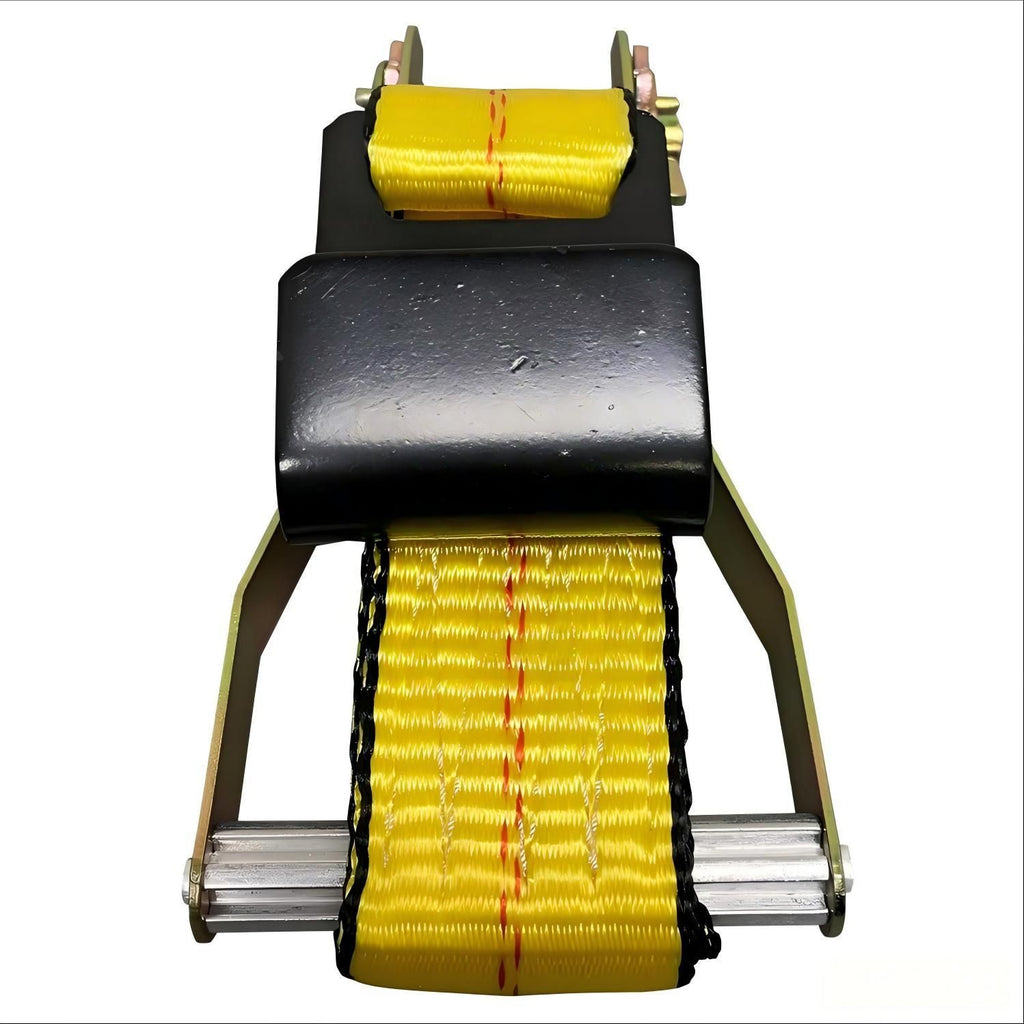 Wholesale Yellow Polyester 50mm Ratchet Tie Down Strap 10000 LBS - photo 1