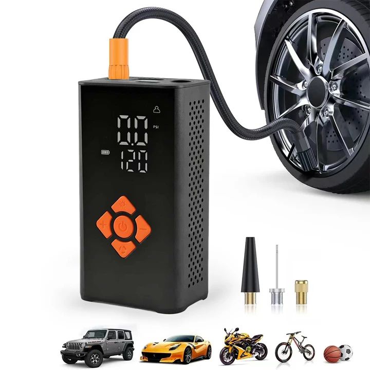 Portable Air Compressor Pump 150 PSI Digital Gauge Tire Inflator - photo 1