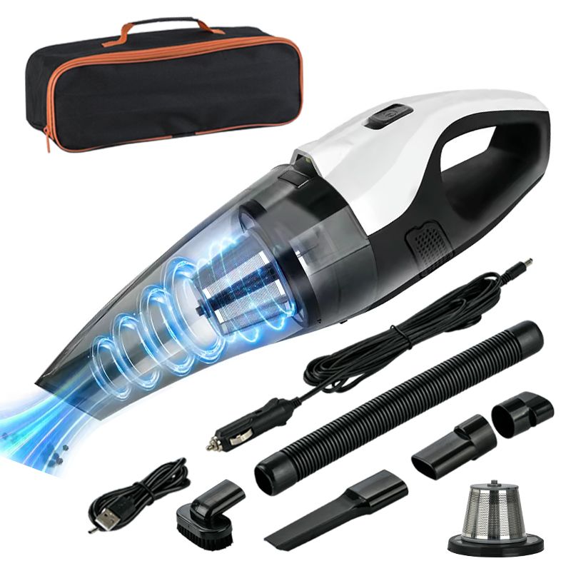 Cordless Car Vacuum Cleaner Portable Handheld Wet Dry Mini for Car - photo 3