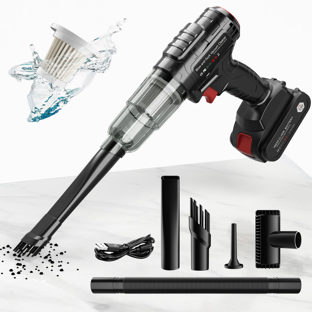 Cordless Car Vacuum Cleaner Portable Handheld Wet Dry Mini for Car - photo 4