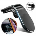 Magnetic Car Air Vent Phone Mount - Strong L Shaped Clip Holder - photo 1