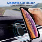 Magnetic Car Air Vent Phone Mount - Strong L Shaped Clip Holder - photo 3