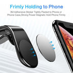 Magnetic Car Air Vent Phone Mount - Strong L Shaped Clip Holder - photo 4