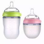 Anti Colic Soft Baby Sippy Bottle with Straw for Newborn Feeding - photo 2