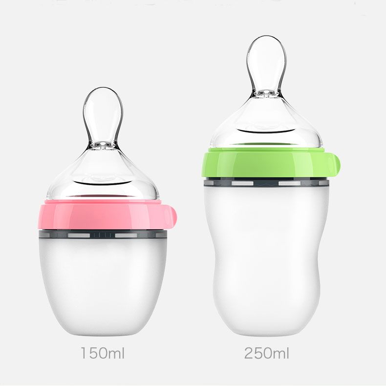 Anti Colic Soft Baby Sippy Bottle with Straw for Newborn Feeding - photo 4