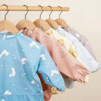Long Sleeve Waterproof Baby Bibs with Pocket - Smocked Apron Style - photo 1