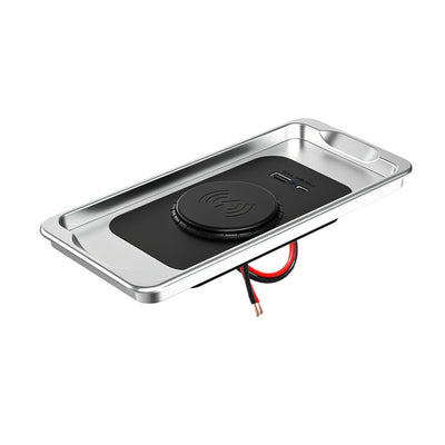 Wireless Charging Car Mount 15W Waterproof Flush Phone Holder - photo 1