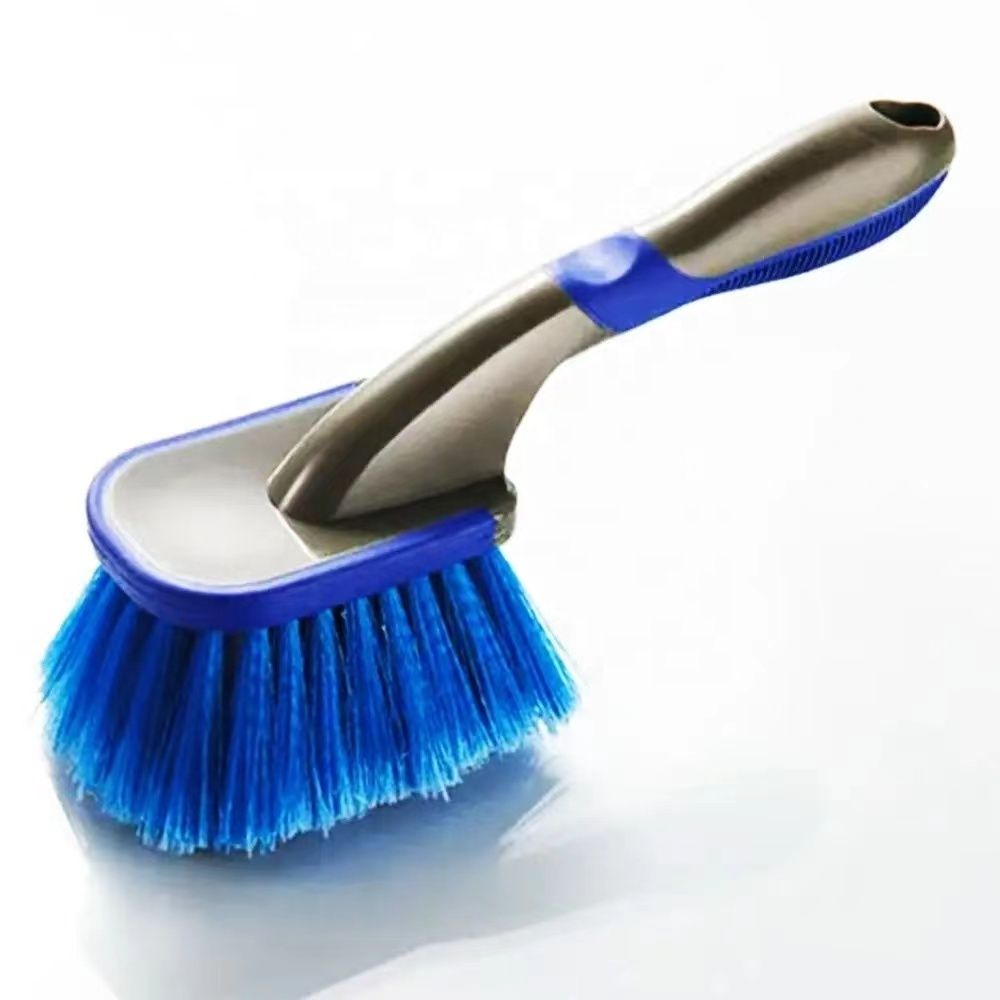 Wheel Tire Trim Hub Detailing Cleaning Brush with Short Handle - photo 2