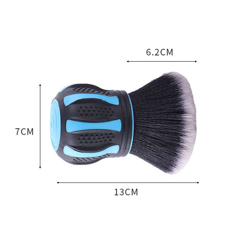 Ball Shaped Car Wheel Tire Cleaning Brush with Holder - Soft Bristles - photo 4
